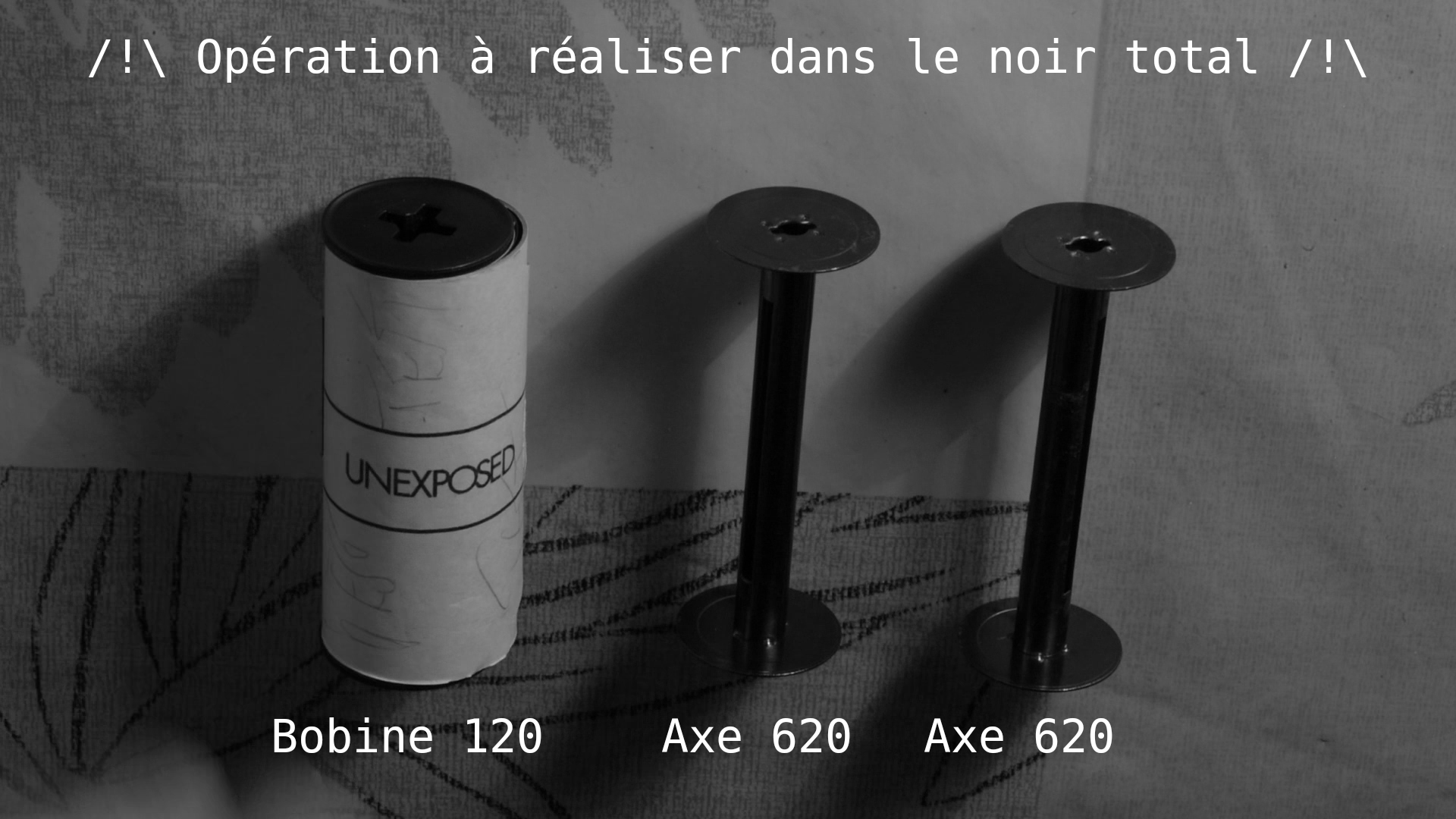 Transformer un rouleau format 120 en 620