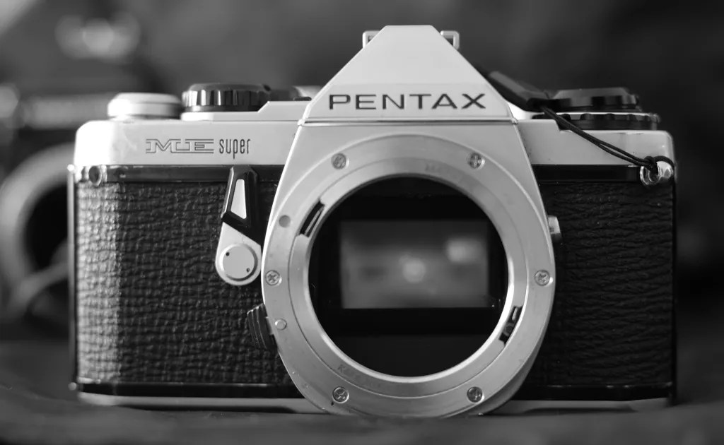 Front view of a Pentax ME Super