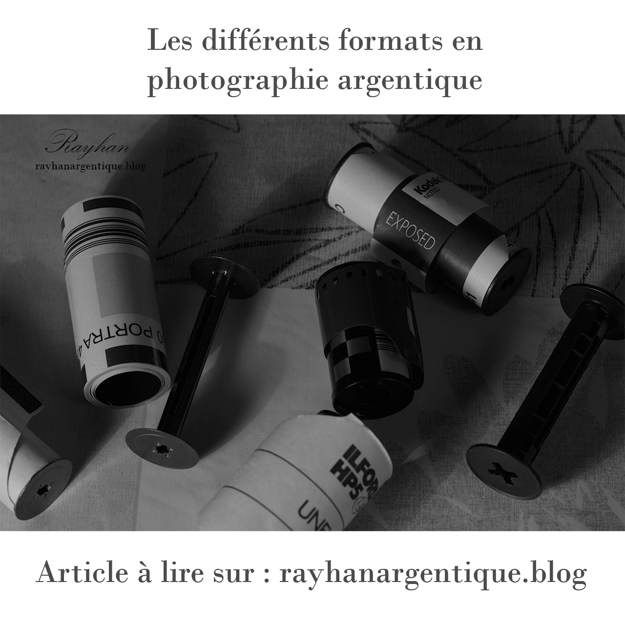 Les formats argentique les plus courants