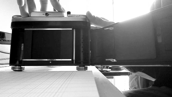 Film advance mechanism test.