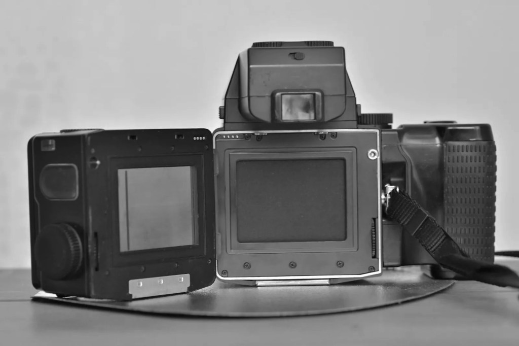 Mamiya 645 Super film back.