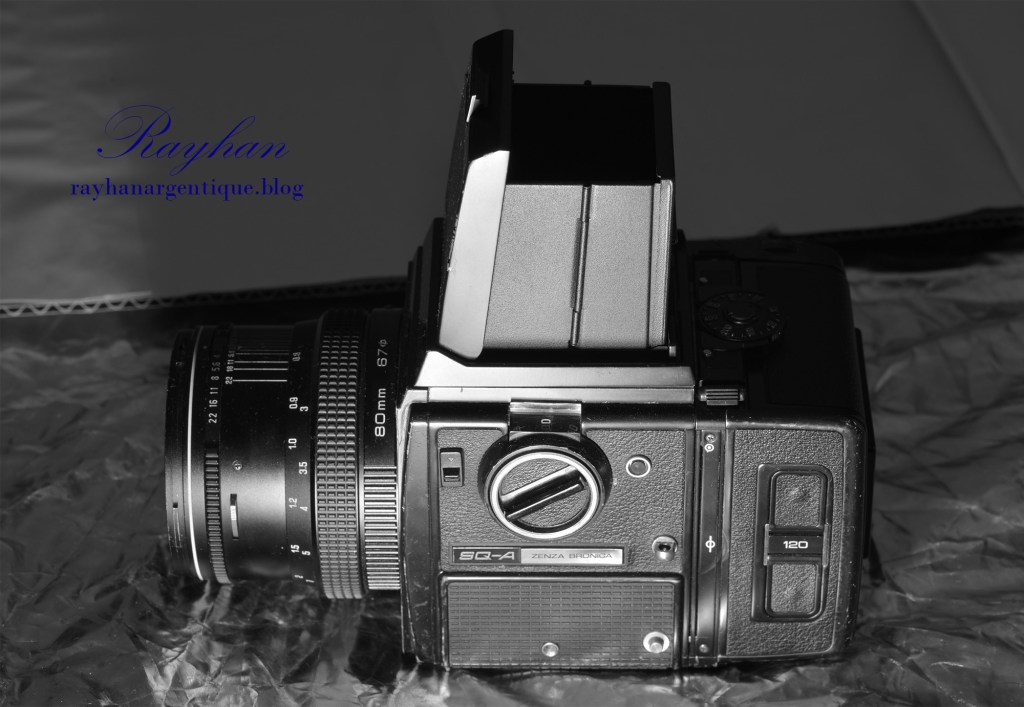 Side view of a Bronica SQ-A