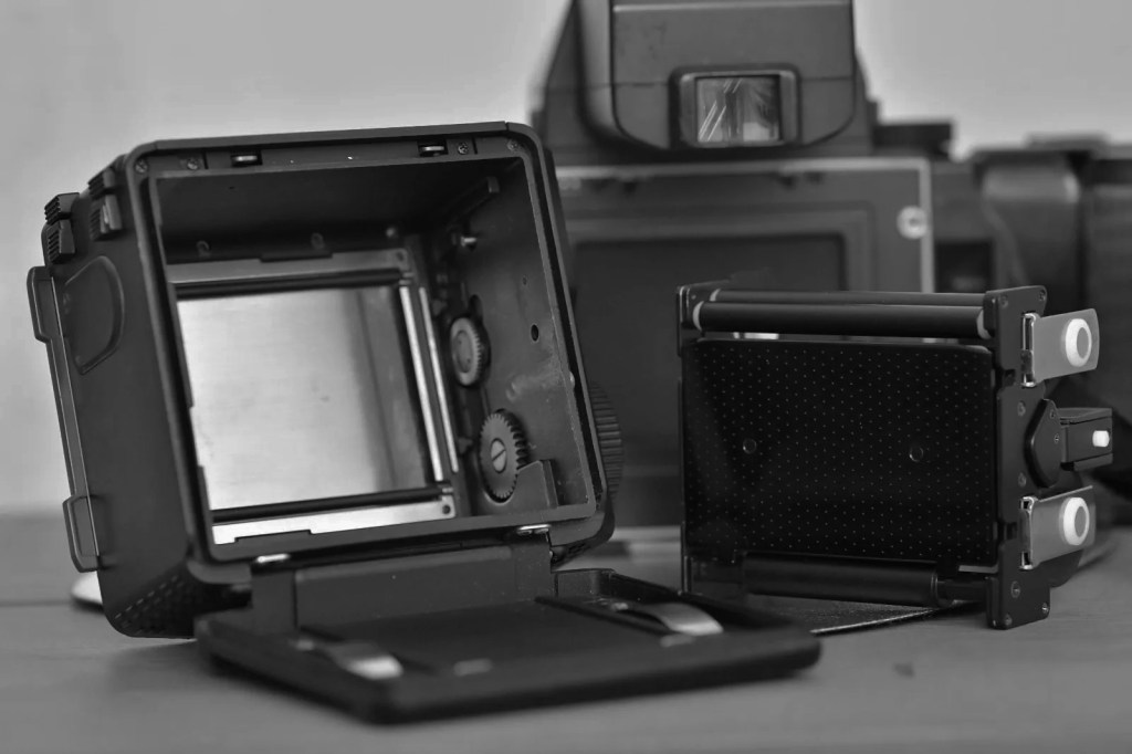 Mamiya 645 Super film back.