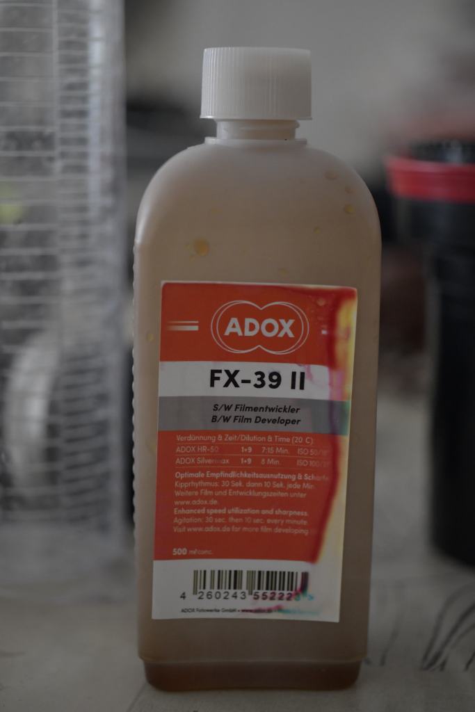 Bouteille du révélateur Adox FX-39 II
