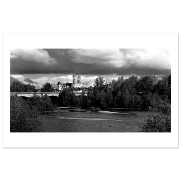 The Cathedral and the Loire River -Fine Art Print