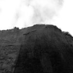 Photography of the "old" route du littoral, Reunion Island